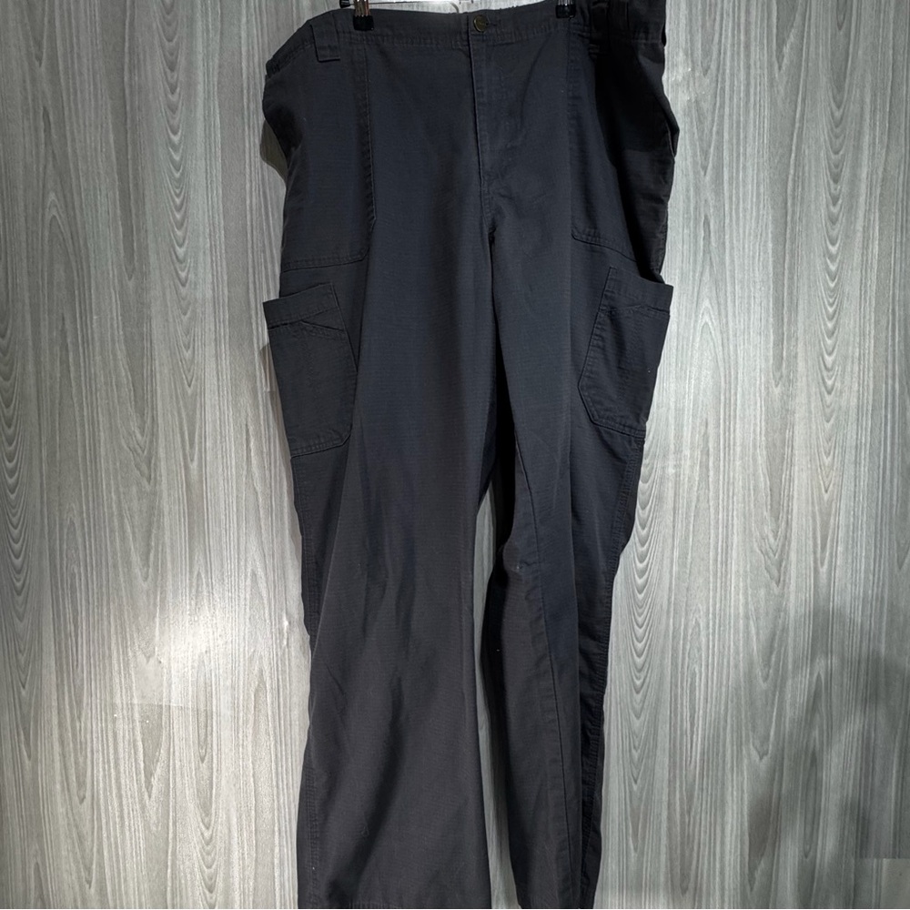 Carhartt Ripstop Cargo‎ Scrubs Multiple Pocket Workwear Gray Sz 2XL Tall Unisex